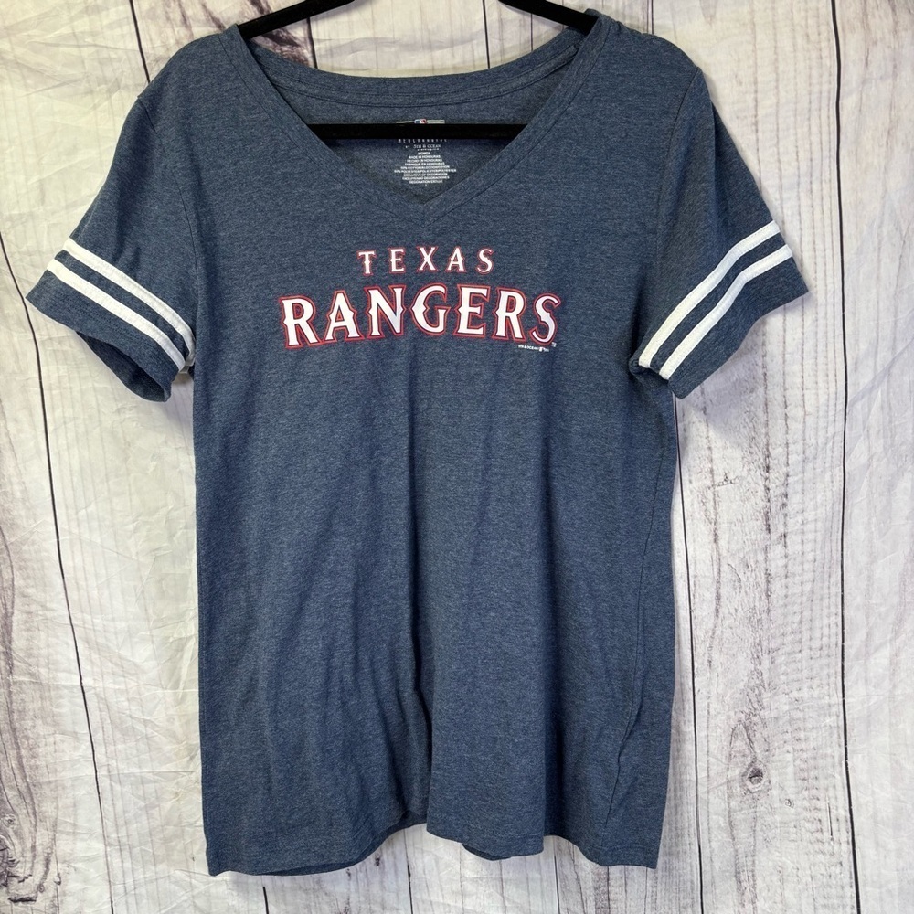 Genuine Merchandise Texas rangers Blue Tee